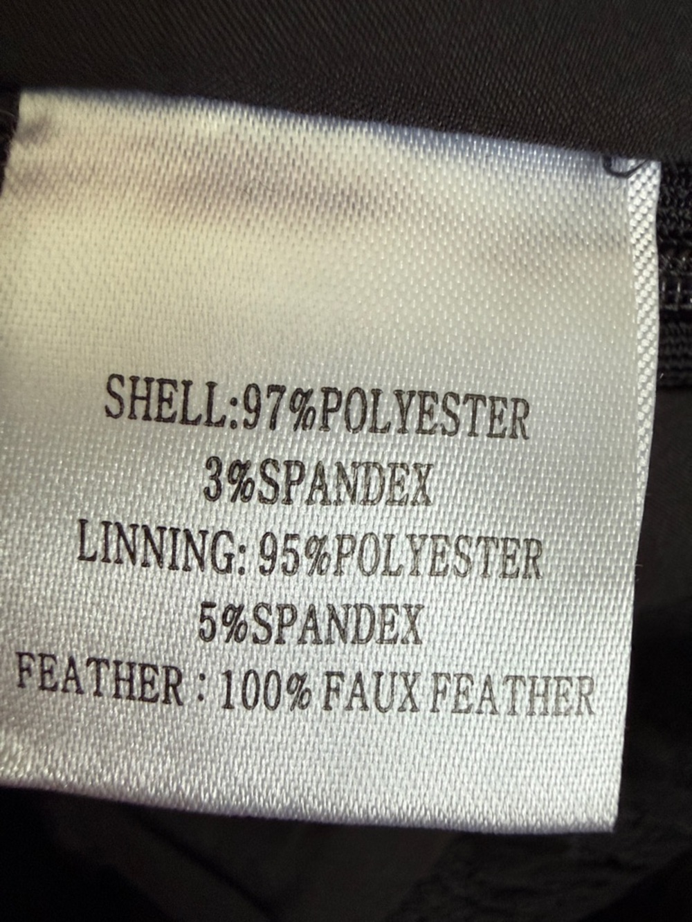 Amylynn Black Textured Pants with Feather Trim - Picture 11 of 12